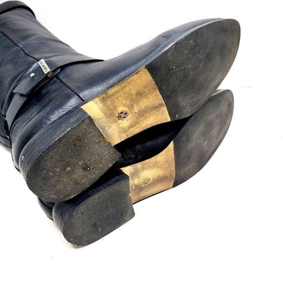 Ann taylor black leather riding boots size 7.5 Brody - Picture 7 of 12